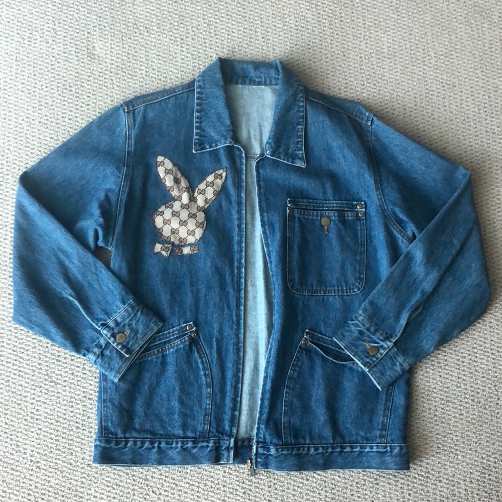 Vintage Gucci Playboy Denim Jacket